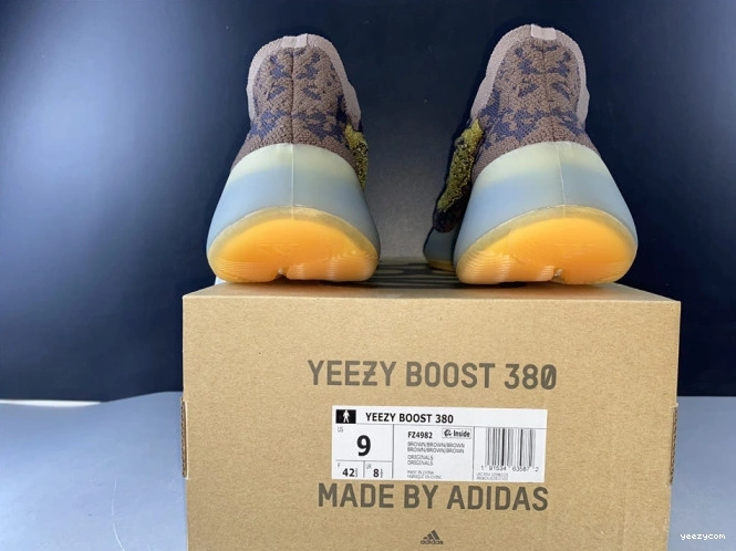 BOOST ADIDAS 380 FZ4982 NON-REFLECTIVE GOLD 'COFFEE YEEZY 1010